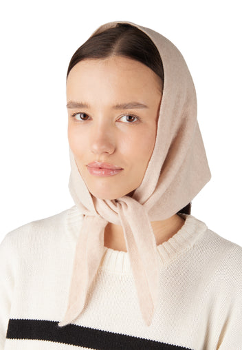 Beige Sfilato kerchief - view 2