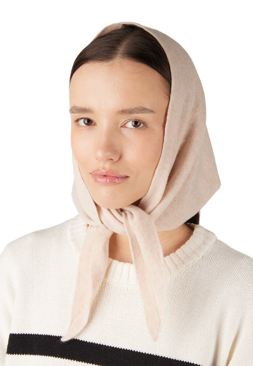 Beige Sfilato kerchief - view 2