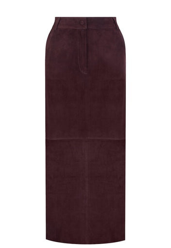 Uta Skirt — Burgundy