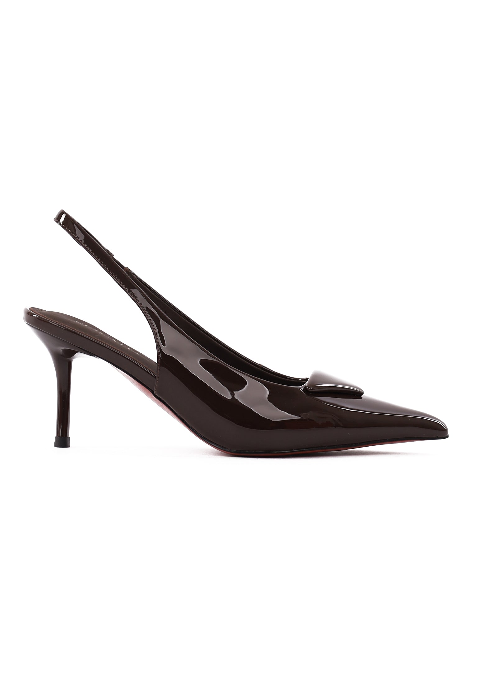 Burgundy and Black Sfilato mules