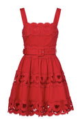 Burgundy Sfilato dress - view 1