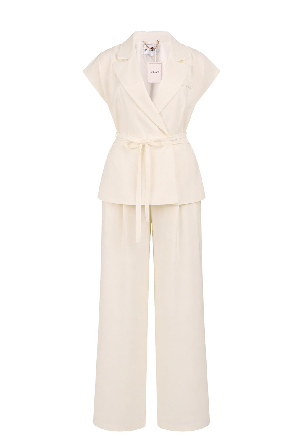 White Sfilato suit - view 1