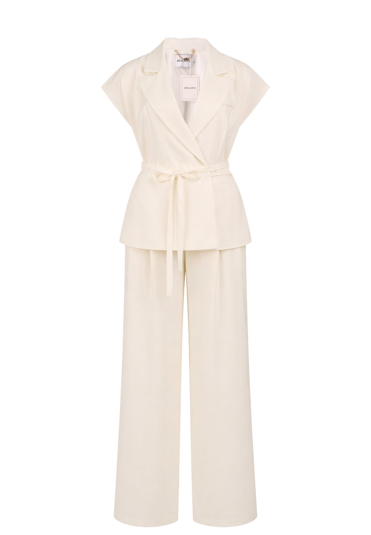 White Sfilato suit - view 1