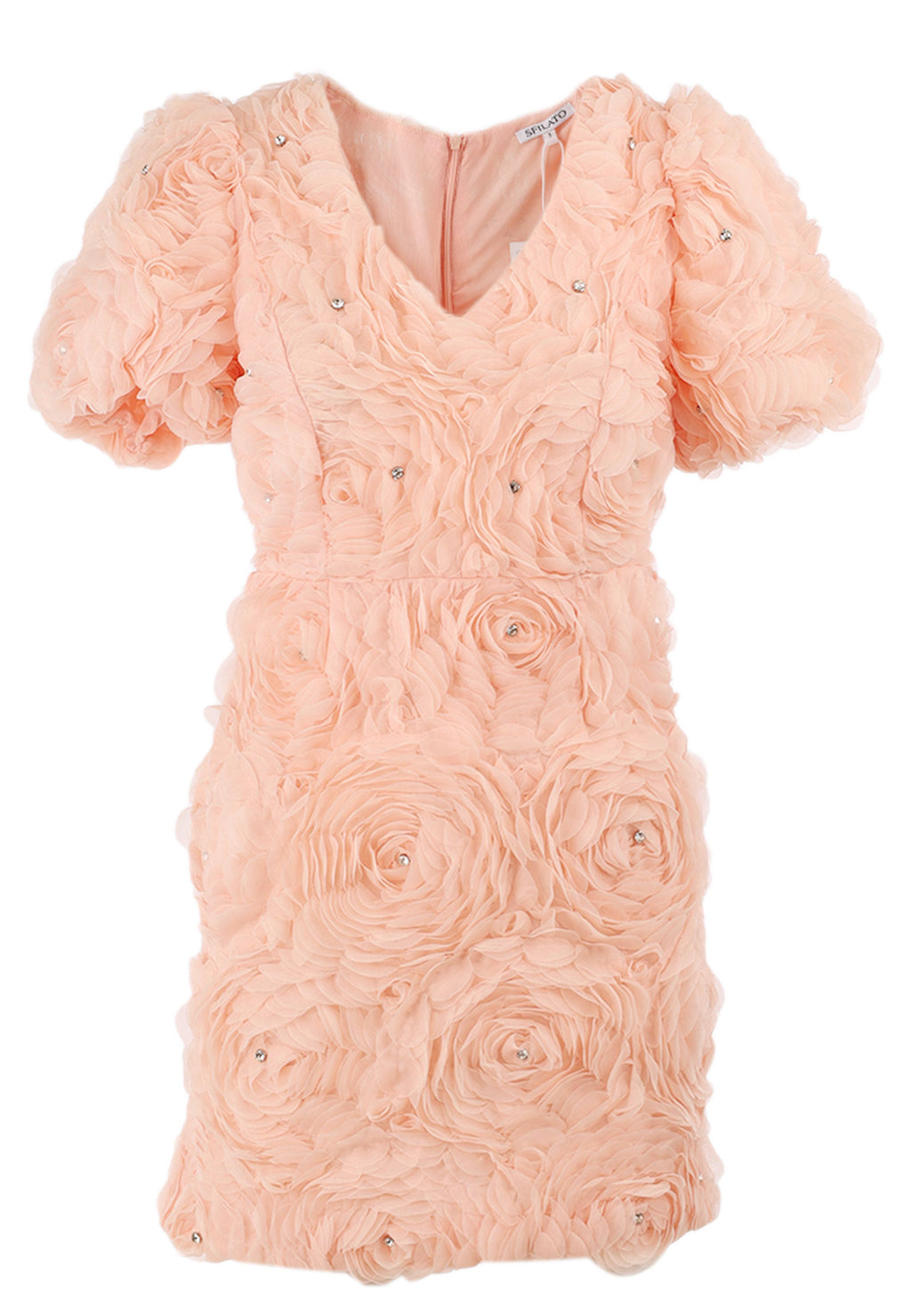 Coral Sfilato dress - view 1