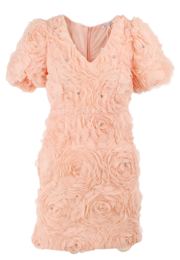 Coral Sfilato dress - view 1