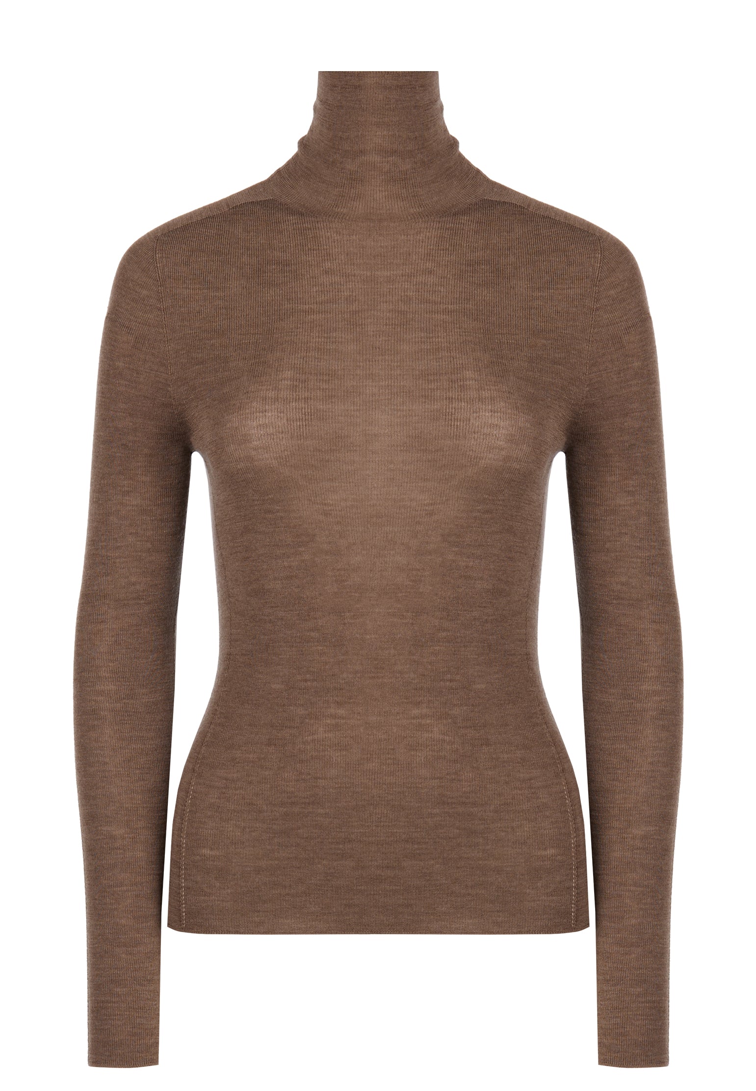 Brown Sfilato turtleneck - view 1