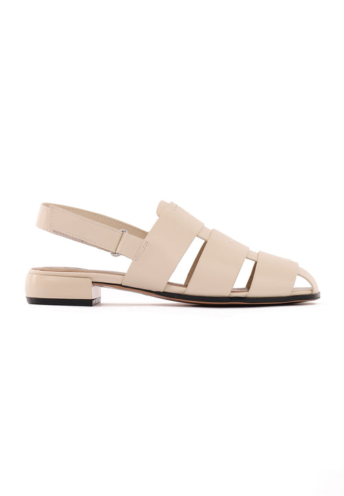 Beige and Cream Sfilato sandals
