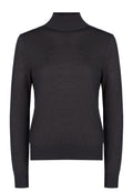 Graphite Fine-Knit Turtleneck - view 1