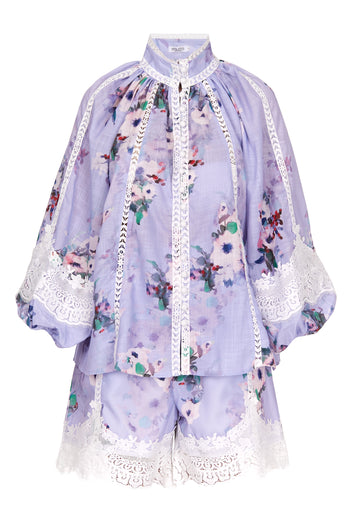 Multicolor Sfilato shorts suit - view 1