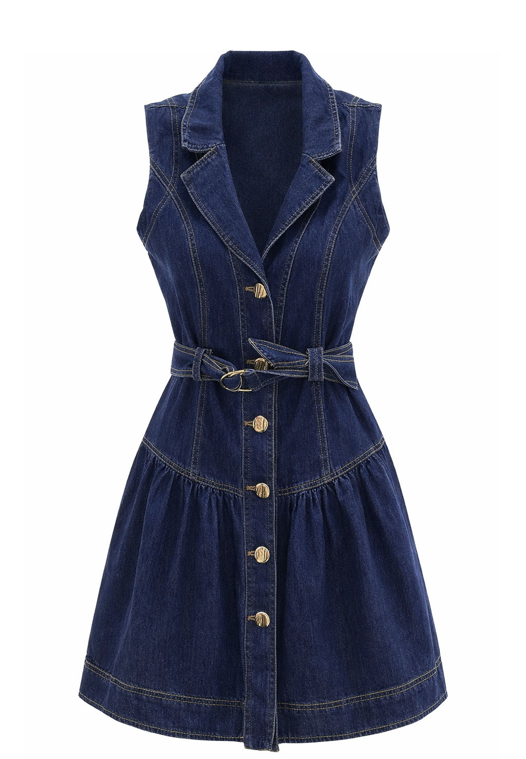 Navy Sfilato dress - view 1