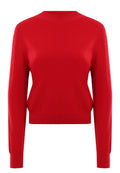 Burgundy Sfilato pullover - view 1