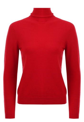 Burgundy Sfilato pullover - view 1