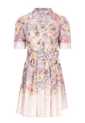 Pastel Floral Shirt Mini Dress - view 1