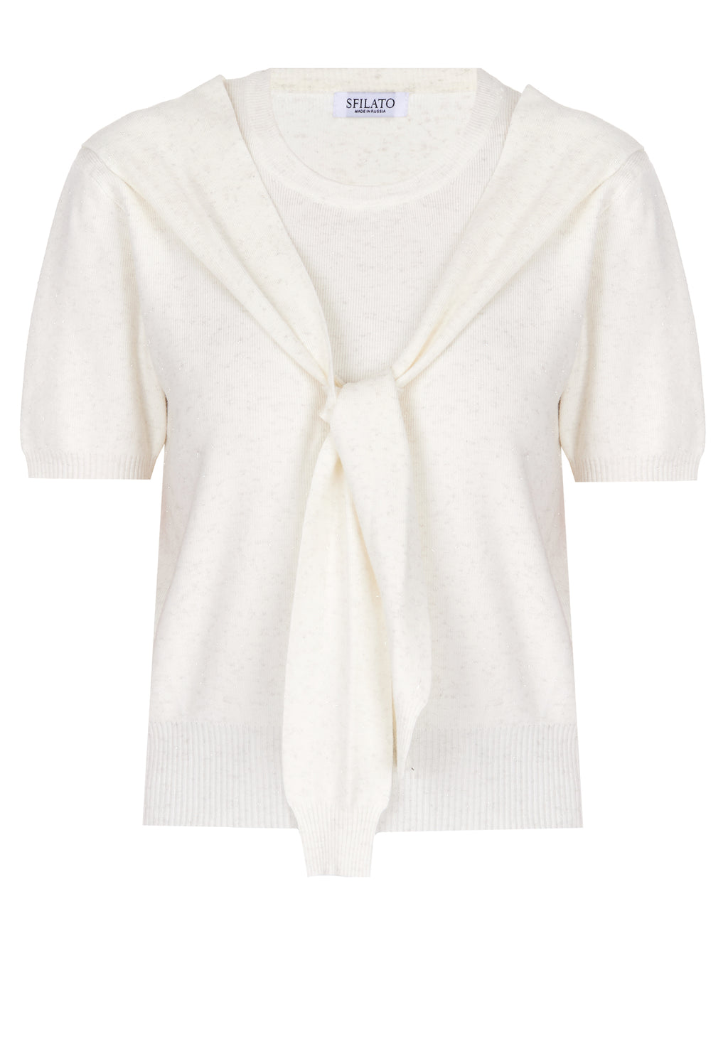 White Sfilato pullover - view 1