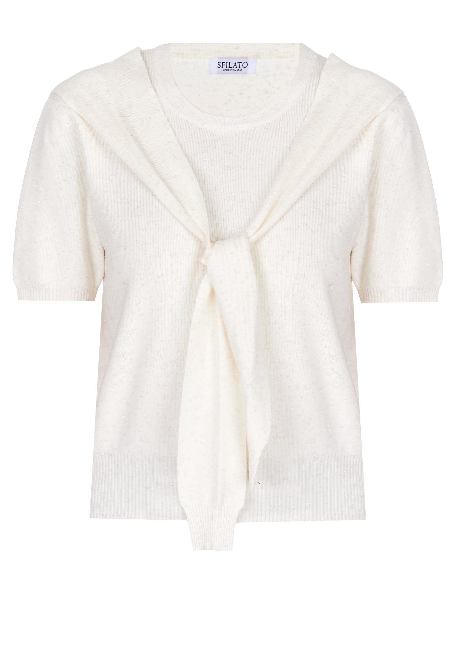 White Sfilato pullover - view 1