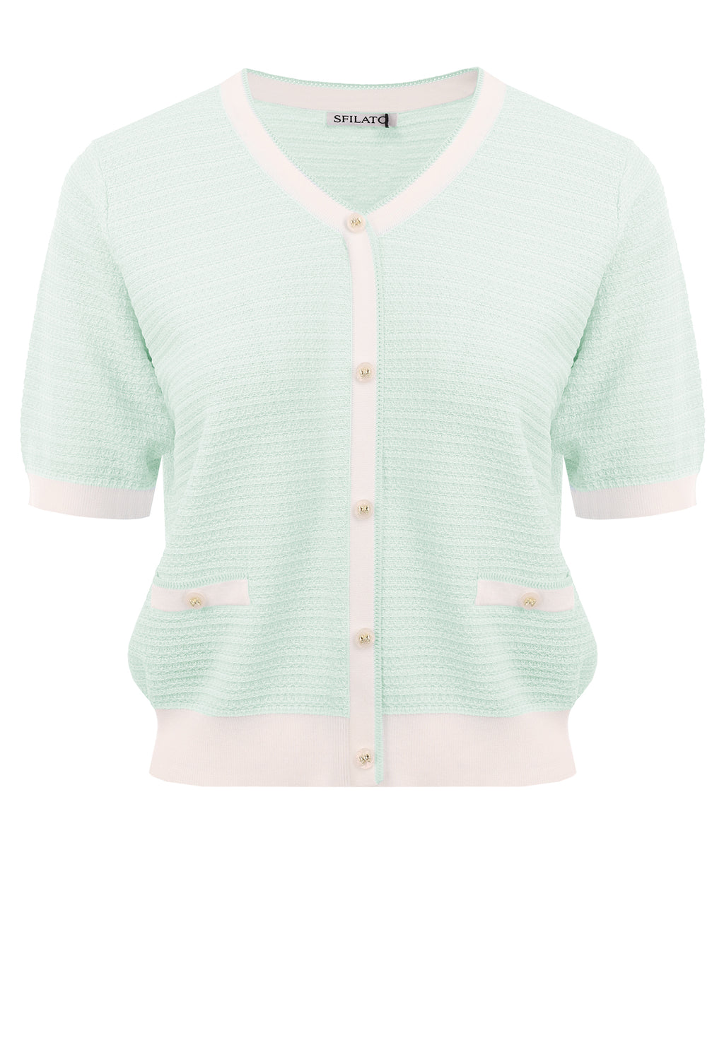 White Sfilato cardigan - view 1