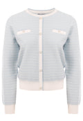 Sky Stripe Pocket Knit Cardigan - view 1