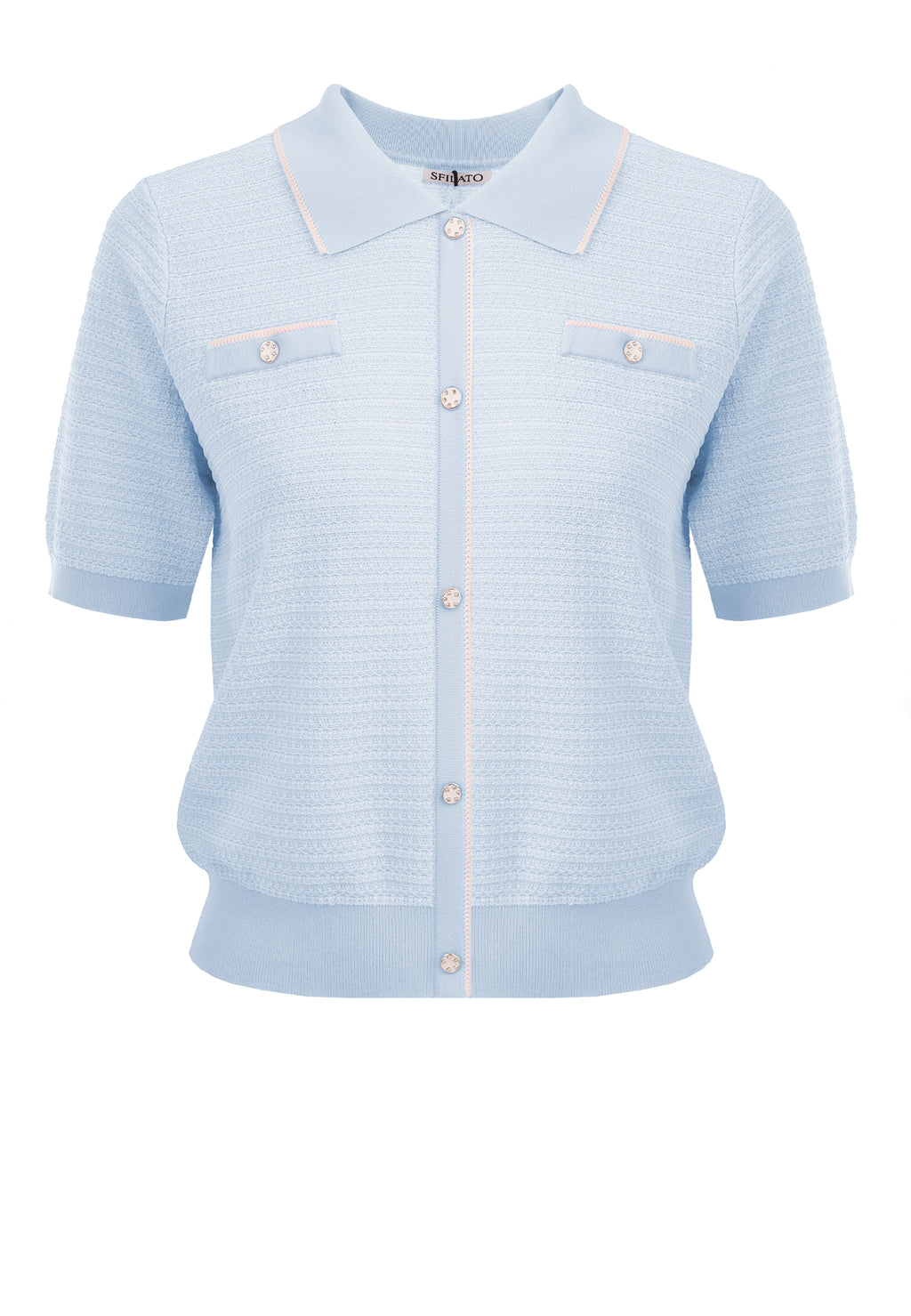 Gray Sfilato cardigan - view 1
