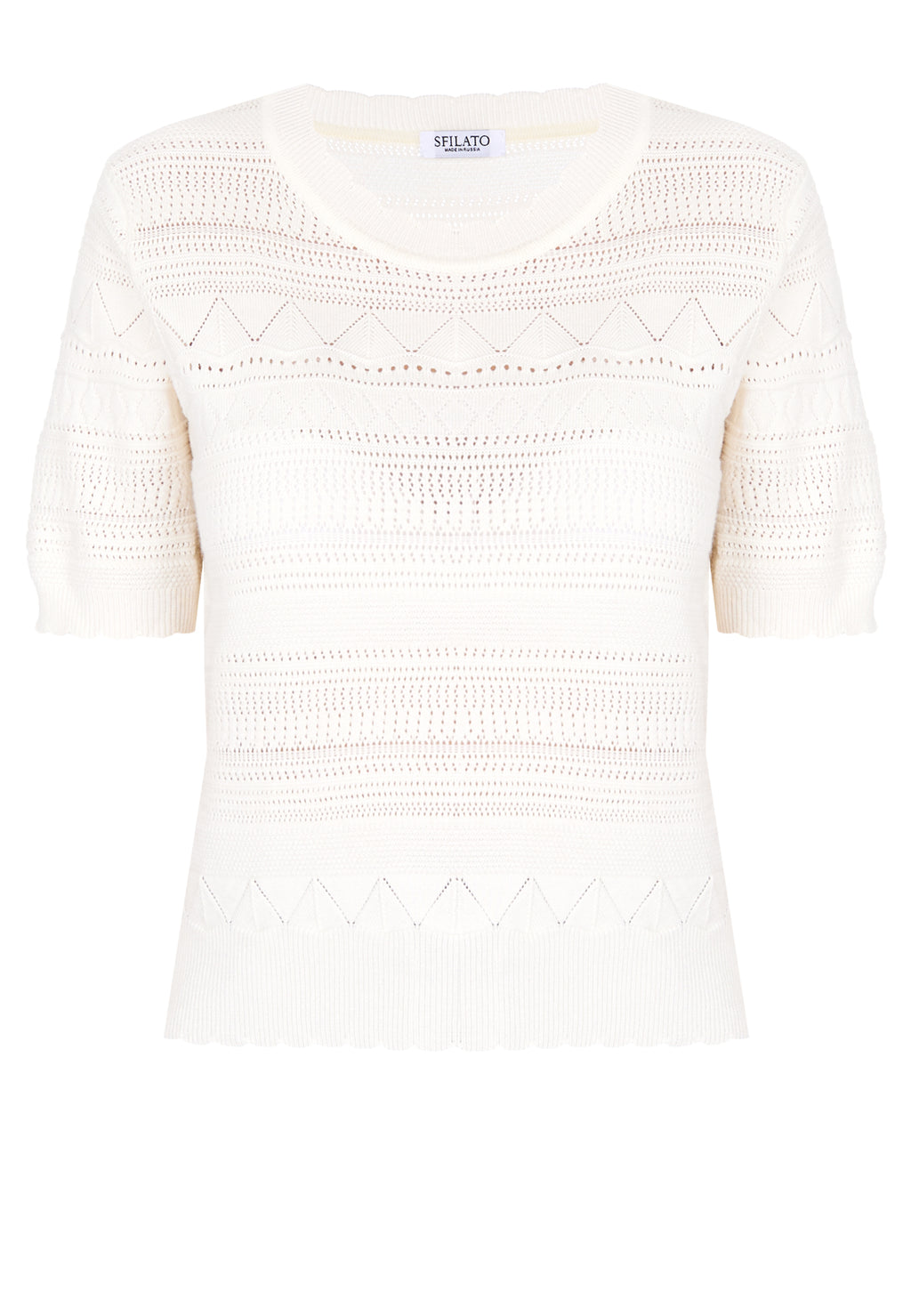 Multicolor Sfilato pullover - view 1