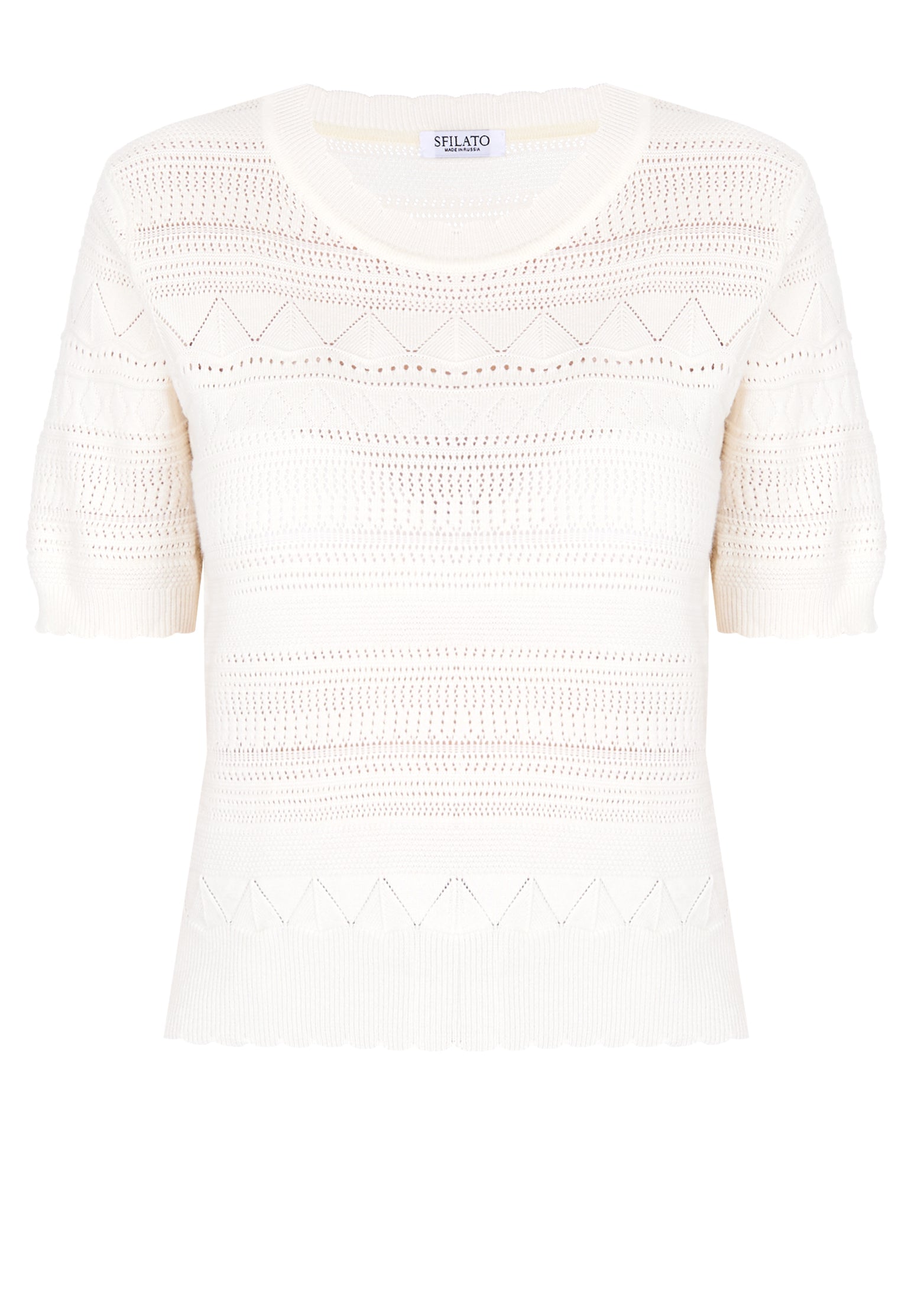 Multicolor Sfilato pullover - view 1