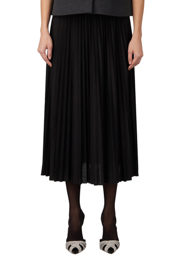 Black Sfilato pleated skirt - view 4