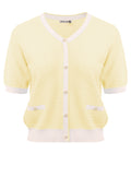 Butter Short-Sleeve Pocket Knit Cardigan - view 1