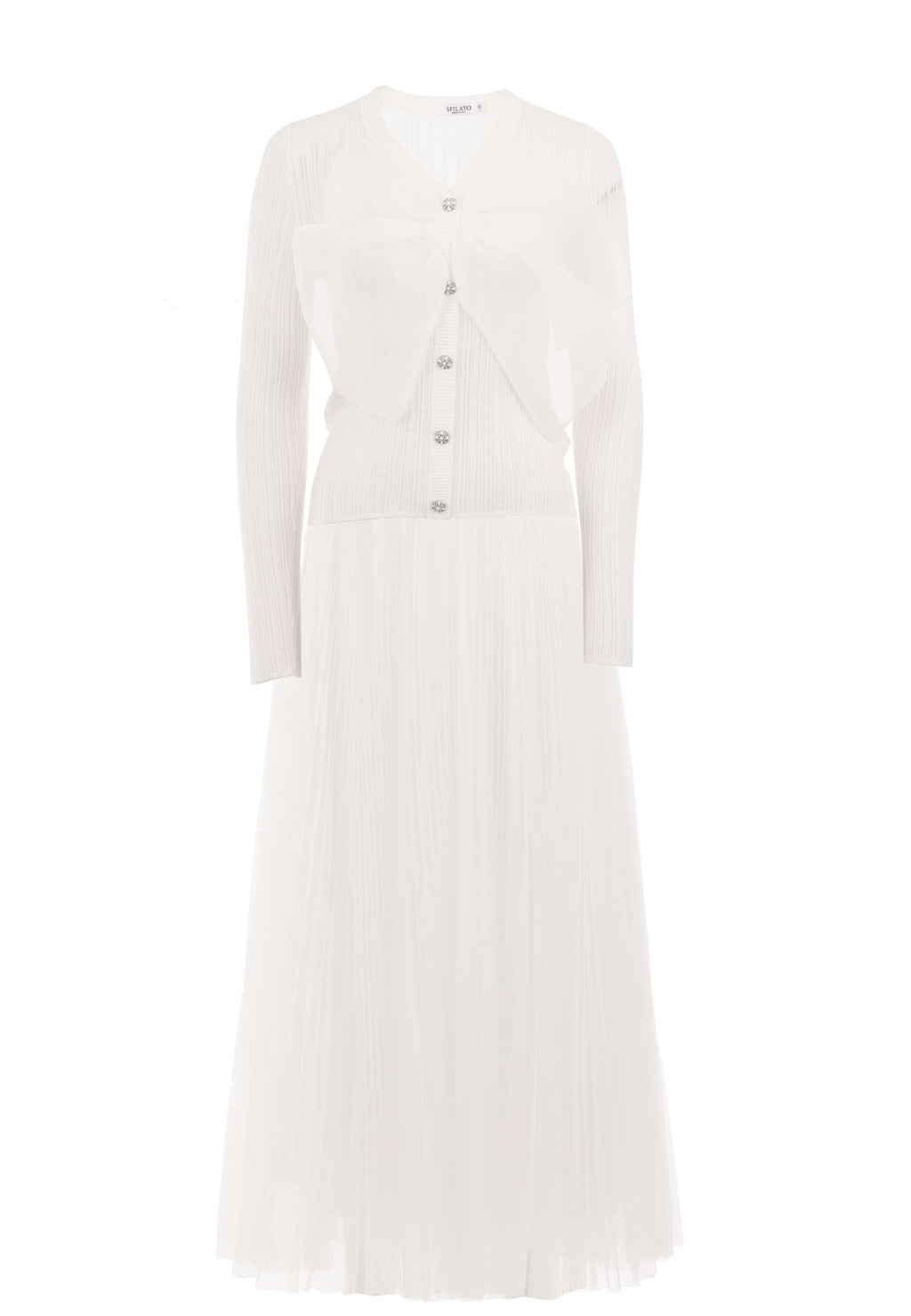 White Sfilato suit - view 1
