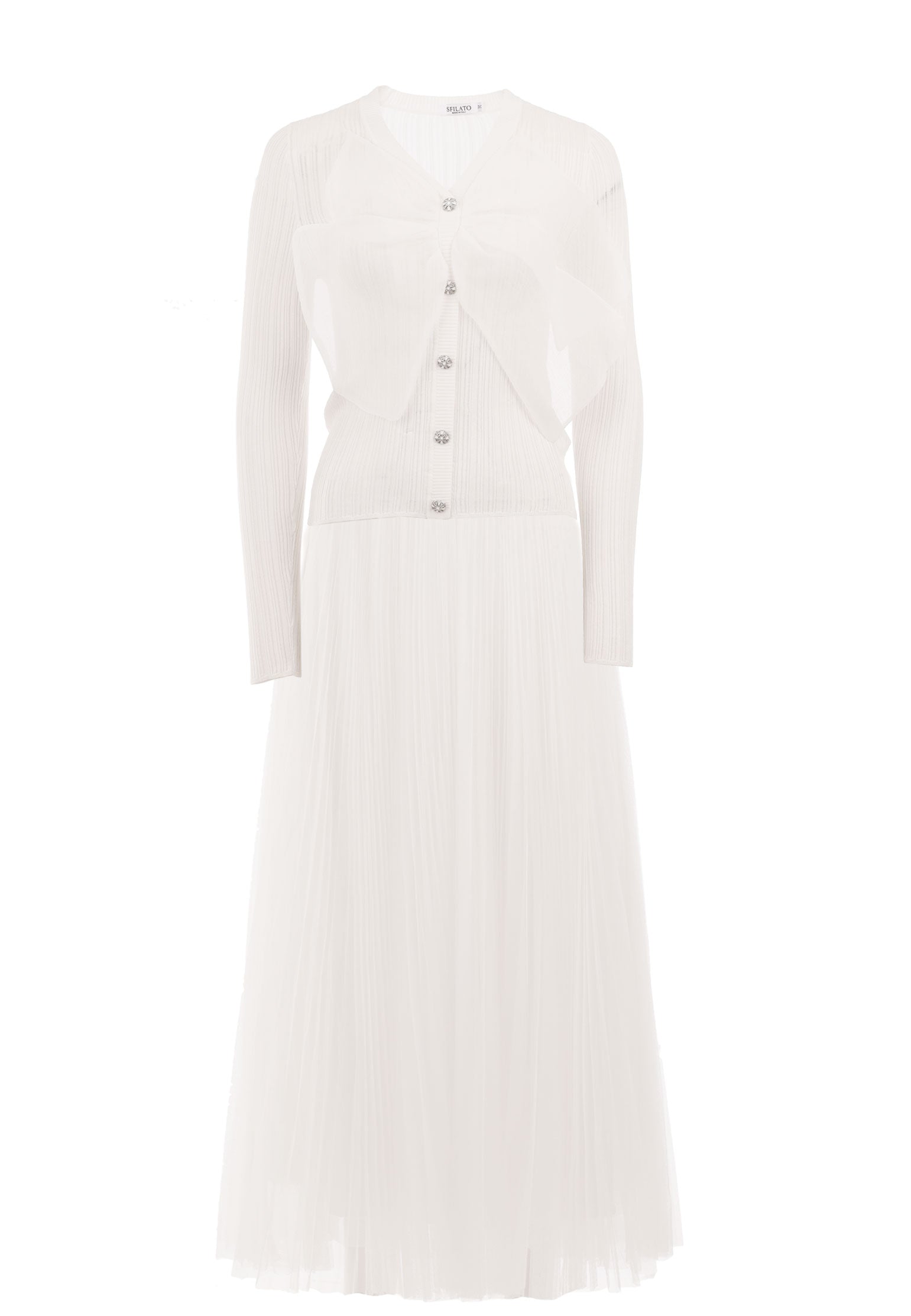 White Sfilato suit - view 1