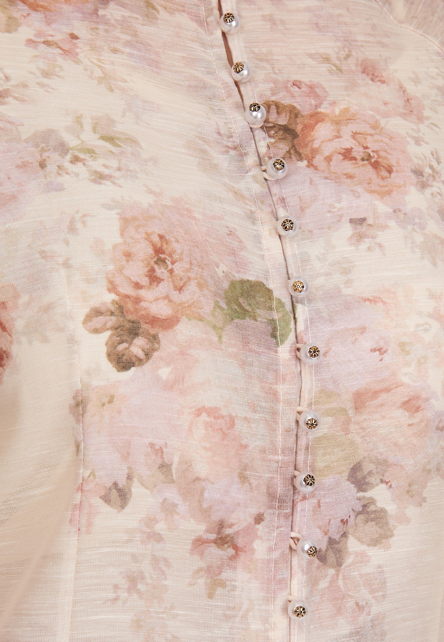 Coral and Beige Sfilato skirt suit - view 5