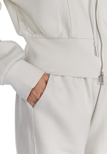 Ivory Hooded Jacket and Trouser Set - view 6