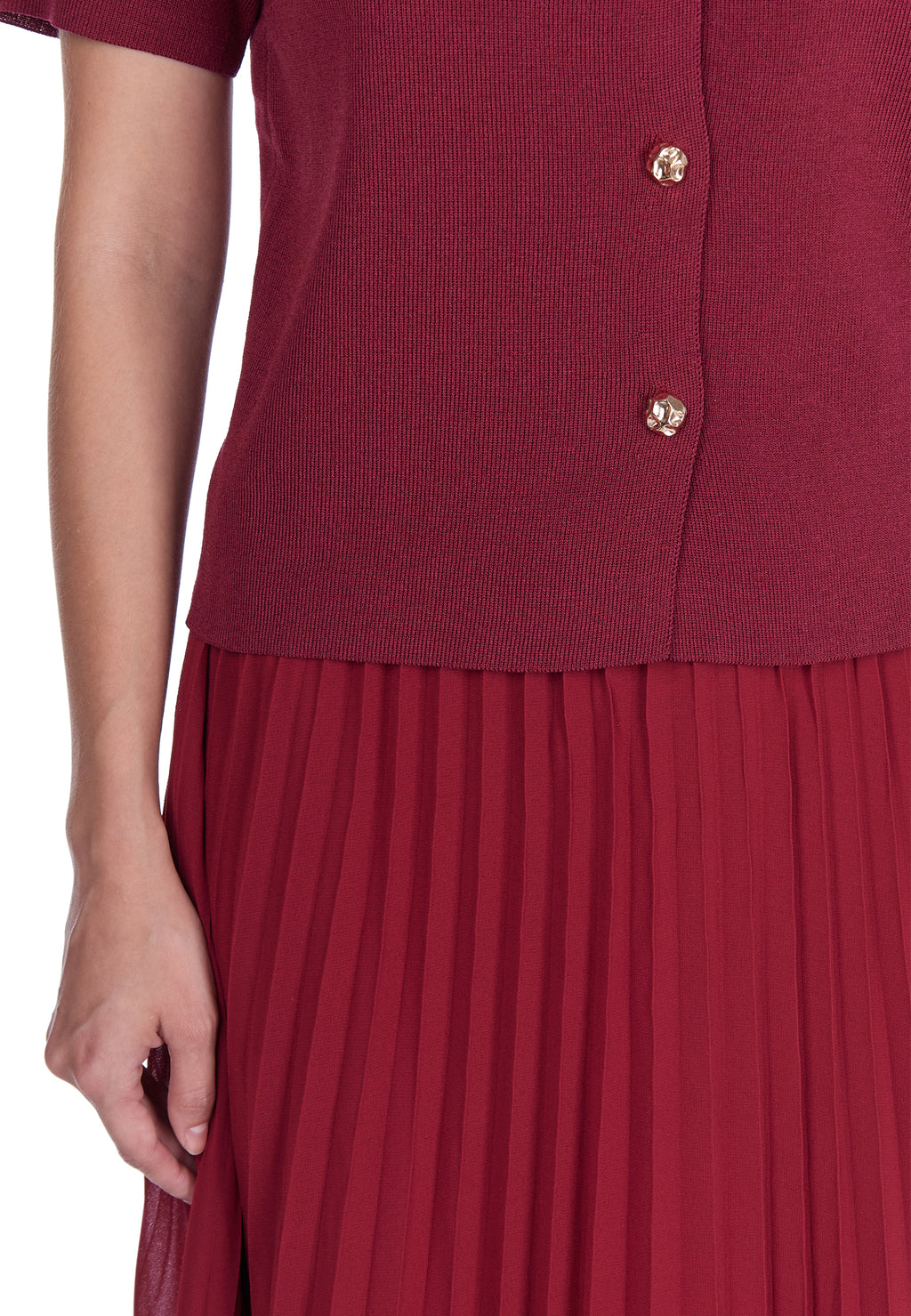 Burgundy Sfilato suit - view 8