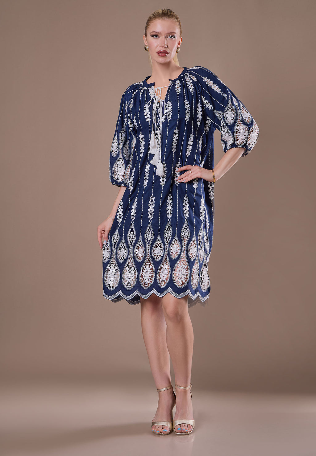 Multicolor Sfilato dress - view 9