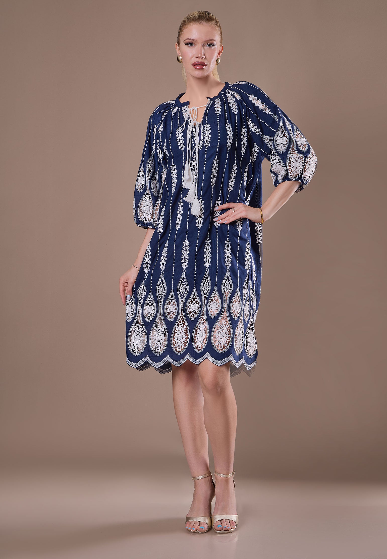 Multicolor Sfilato dress - view 9