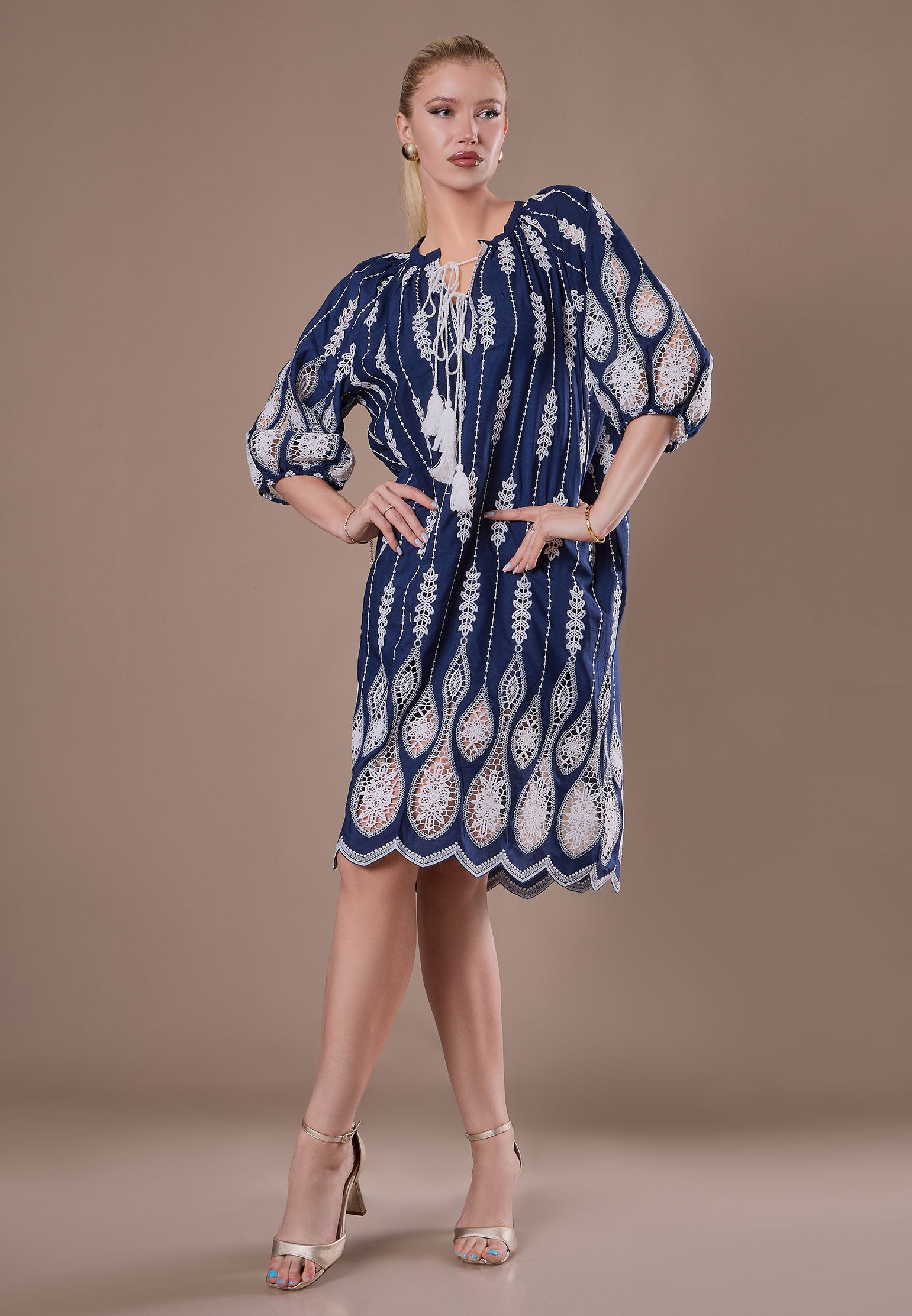 Multicolor Sfilato dress - view 12