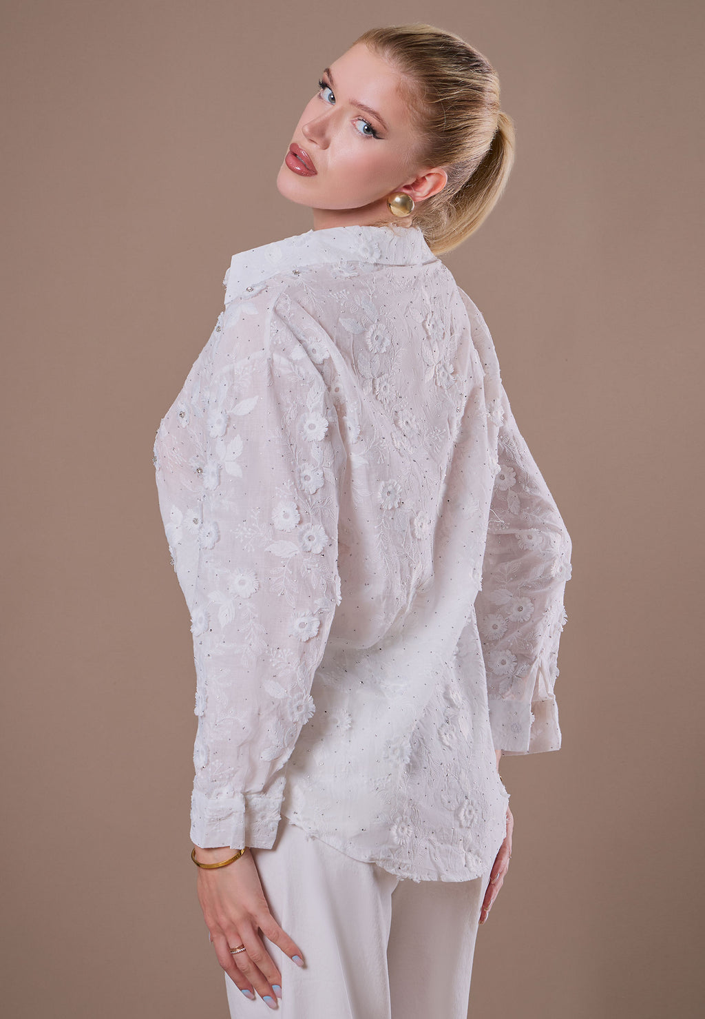 Gray Sfilato shirt - view 4