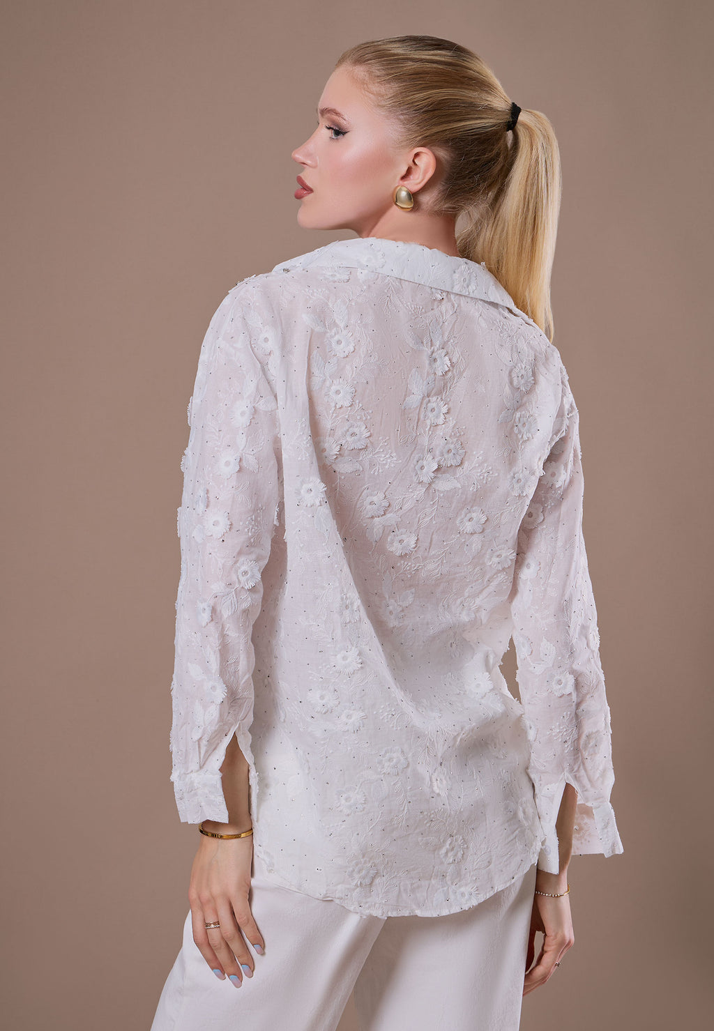 Gray Sfilato shirt - view 5