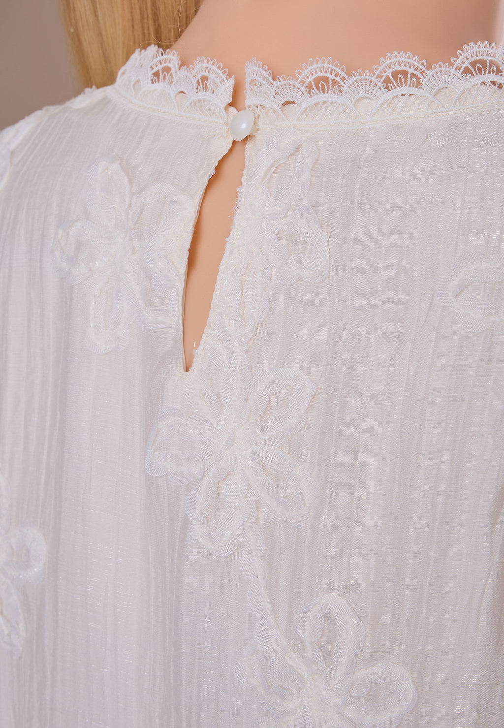 Gray Sfilato blouse - view 8