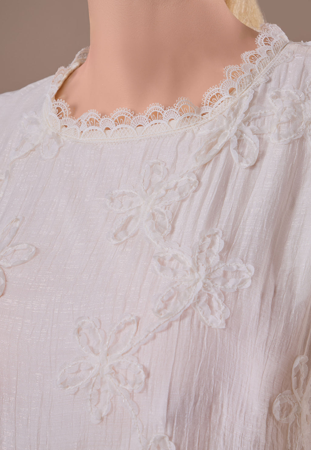 Gray Sfilato blouse - view 6