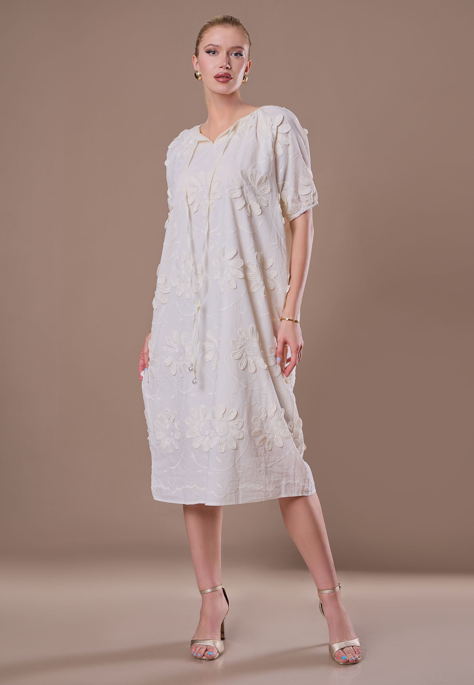 Brown Sfilato dress - view 3