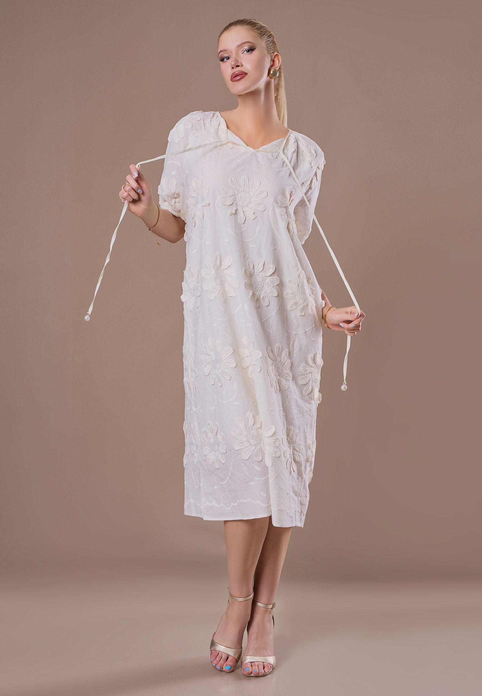 Brown Sfilato dress - view 4