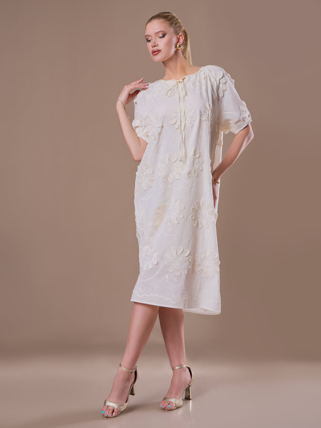 Brown Sfilato dress - view 5
