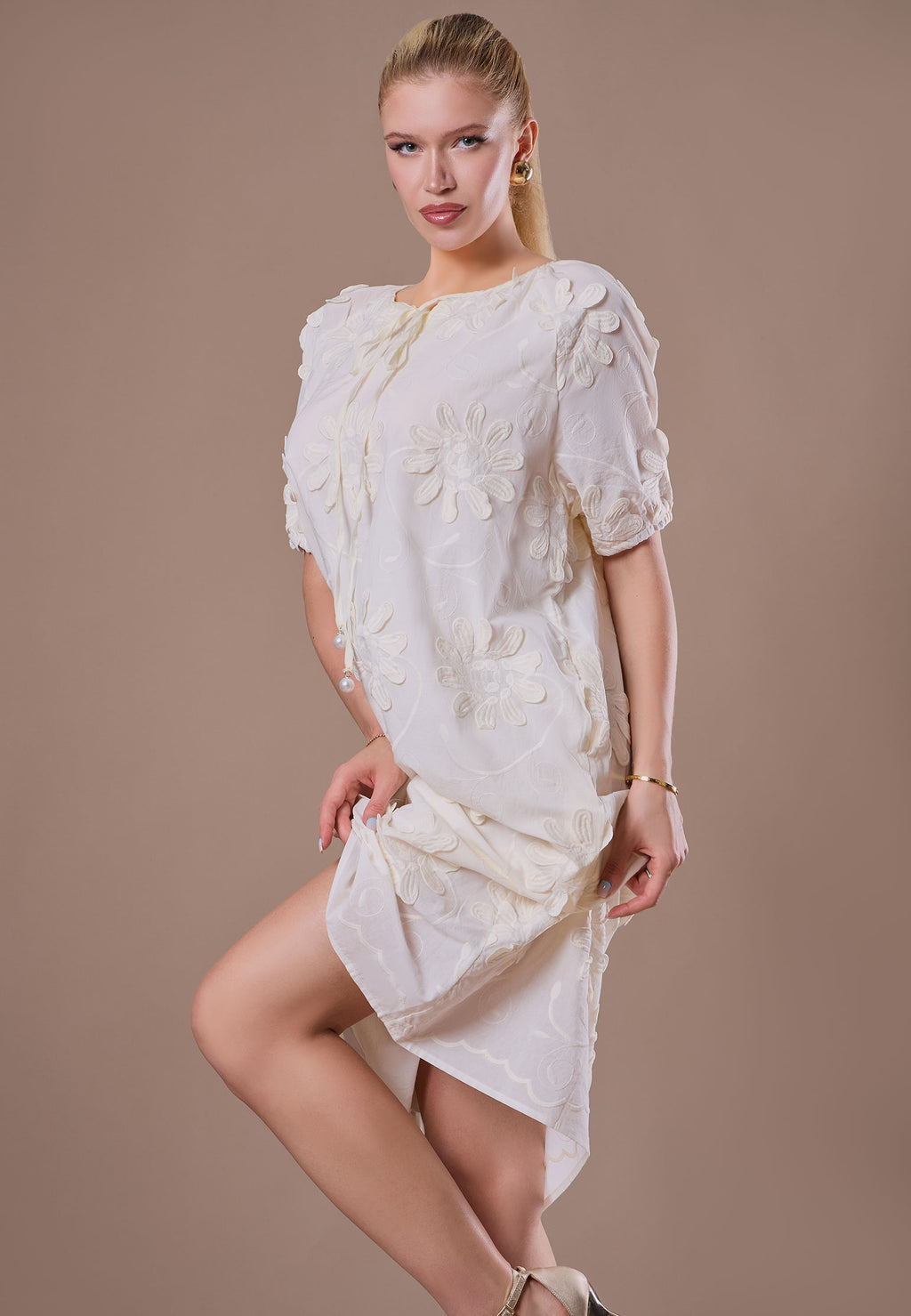 Brown Sfilato dress - view 2
