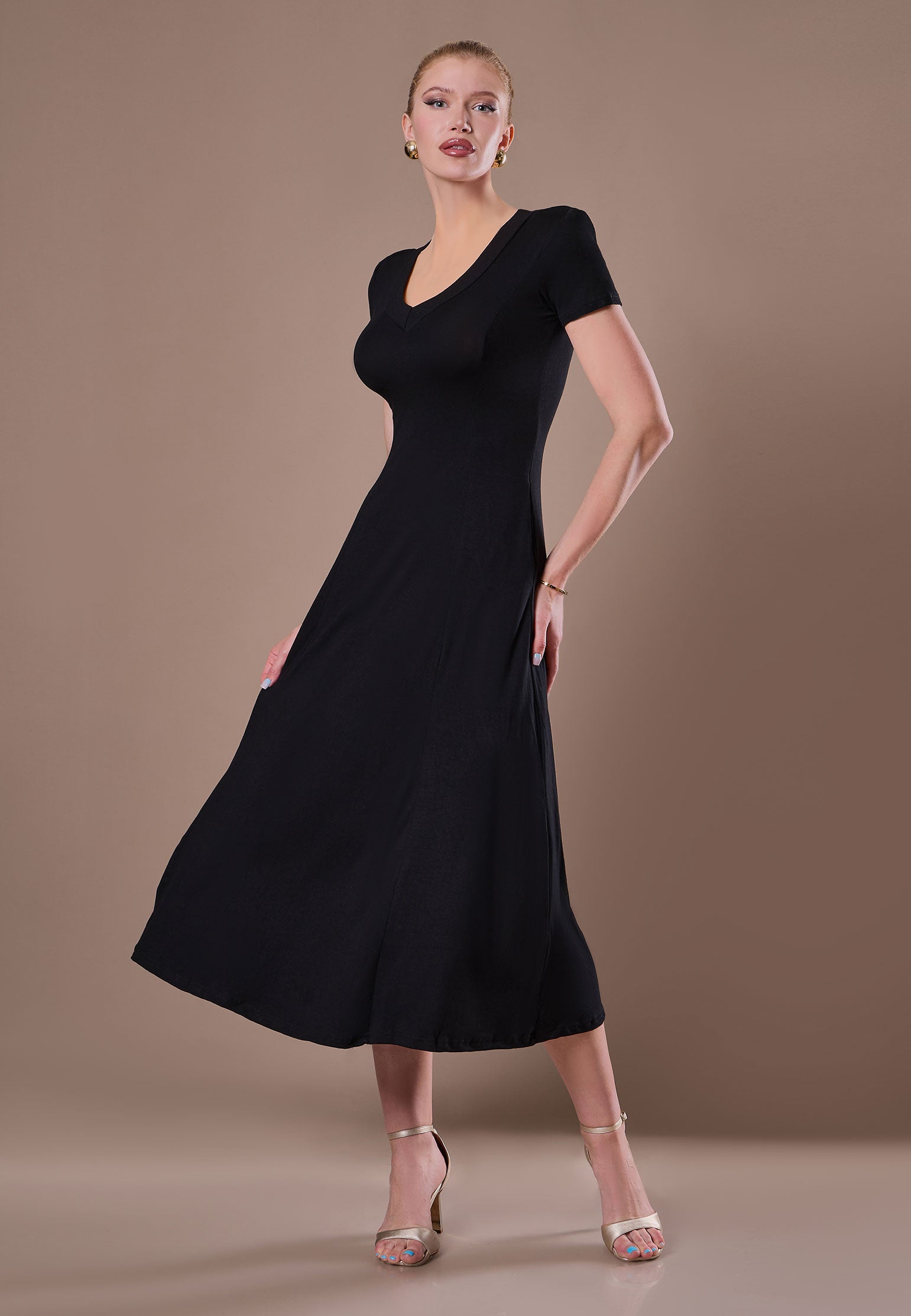 Brown Sfilato dress - view 5