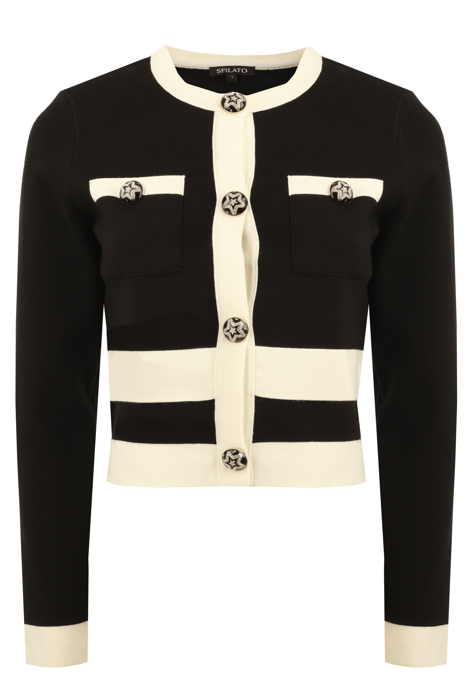 Sfilato Jacket Mansuè — Black