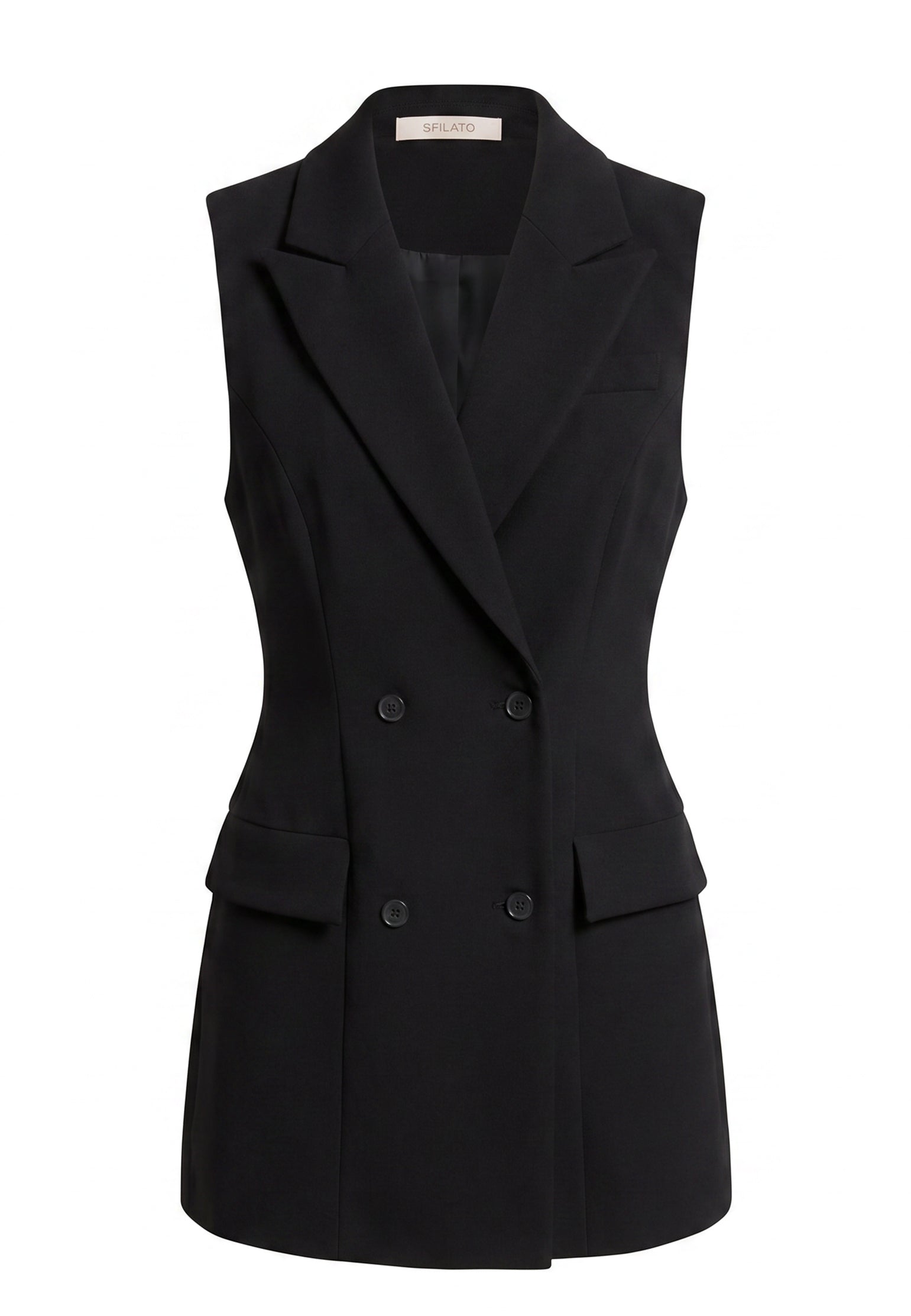 Pellizzano Vest — Black