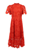 Burgundy Sfilato dress