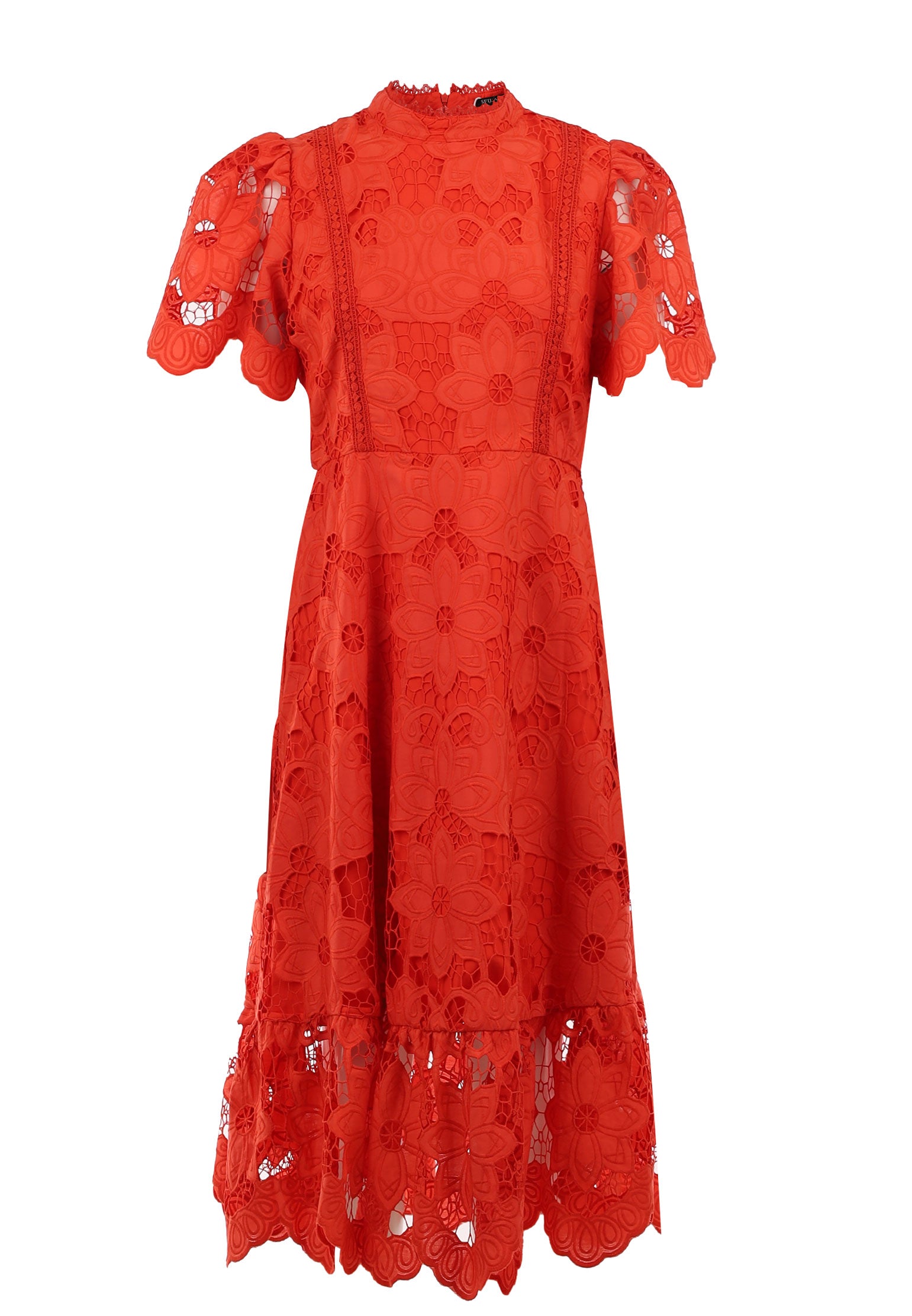 Burgundy Sfilato dress