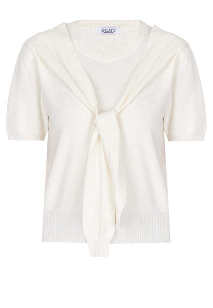 White Sfilato pullover - view 1