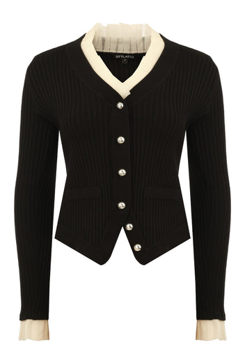 Maniago Cardigan — Black