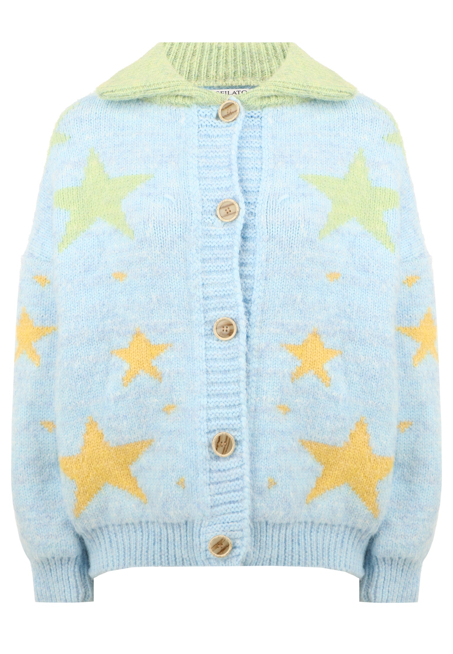 Maglione Cardigan — Light Blue